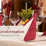 Gästeinformation im gemütlichen Gasthaus